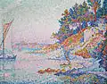 La Calanque, een schilderij van Paul Signac