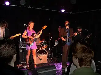 Silver Jews tijdens een optreden in Belfast in 2008