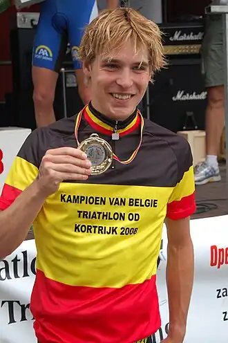 De Cuyper op het Belgisch kampioenschap van 2008.
