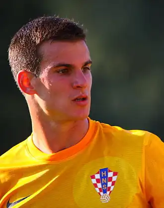 Sluga in 2012 als speler van Kroatië –19