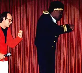 J.J. Jackson en Dave Chrenko, oudjaarsavond 1988