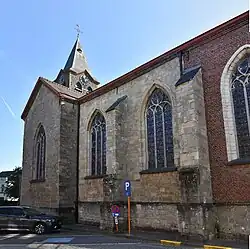 Het transept en de twee oude traveeën