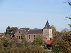 Achterzijde kerk vanaf de Keiberg