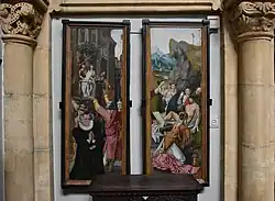 Zijluiken van hetzelfde passieretabel