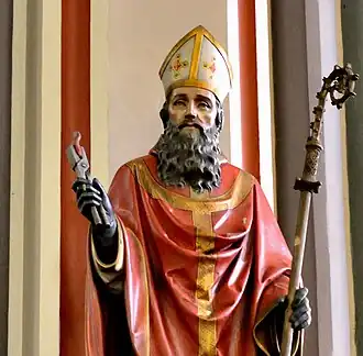 Beeld in de Sint-Lievenkerk te Ledeberg