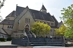 De kerk aan het Crypteplein