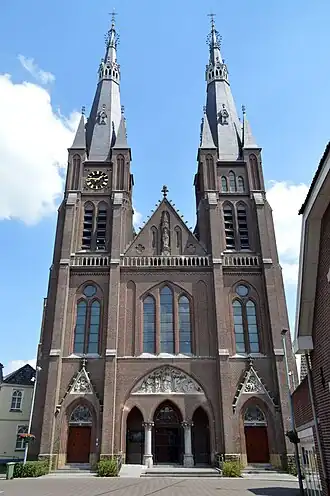 De kerk van de voorkant
