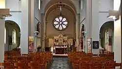 Achterzijde met oksaal