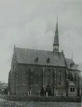 De Sint-Catharinakerk rond 1900