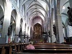 Middenschip na restauratie