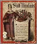 Sint-Nicolaas brengt blijdschap of gekwel, ca. 1850