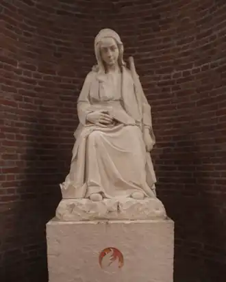 Oda van Brabant in de Sint-Odakapel in Sint-Oedenrode