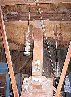 Meelpijp met steenbalk