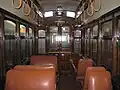 Interieur van Sintra tram bijwagen nr.10