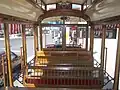 Interieur van Sintra tram nr.6