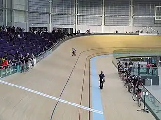De Sir Chris Hoy Velodrome in het complex
