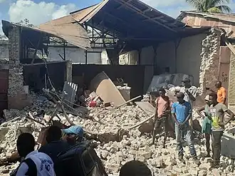 Aardbeving Haïti 2021