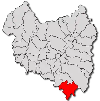 Kaart van Sita Buzăului