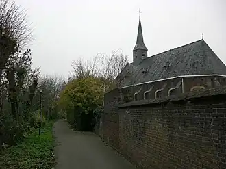 Kloosterkerk gezien vanaf de Agnetenwal