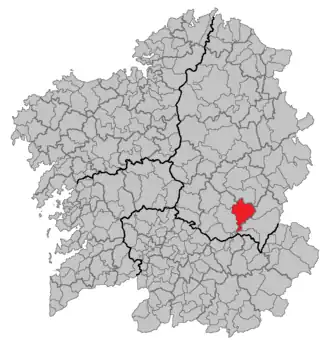 Kaart van A Pobra do Brollón