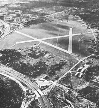 Skarpnäck Airfield in 1967