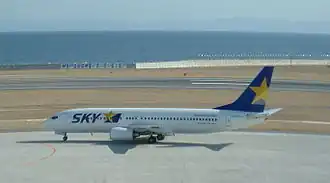 Boeing 737-800 op de Luchthaven van Kobe