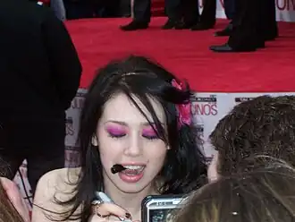 Skye Sweetnam tijdens de Juno Awards in 2006