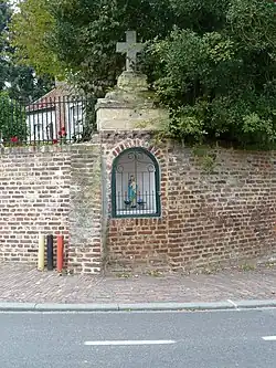 Mariakapelletje op de hoek van de pastorie