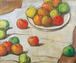 Stilleven met appels