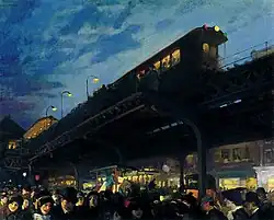 Six o´clock, winter