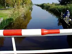 Het Slochterdiep nabij Lageland