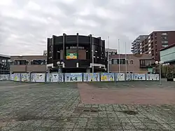 Raadhuis december 2022 ten tijde van de sloop.