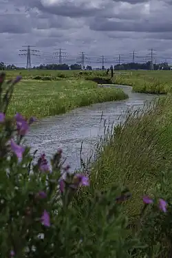 Slingerende sloot nabij Fransum