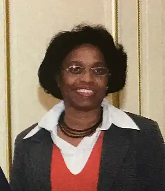 Zita Jesus-Leito bij Slotakkoord Antillen te Den Haag, november 2006