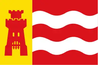 Vlag van de gemeente Sluis-Aardenburg