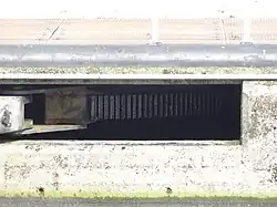 Detail van het panamawiel - Sluis Hagestein