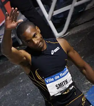 Tyrone Smith in 2013, Reims