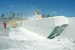 Industriële speksteenwinning