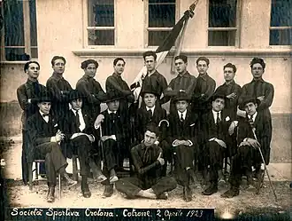 Selectie FC Crotone in april 1923