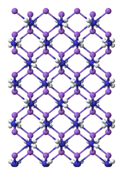 Kristalstructuur van natriumamide