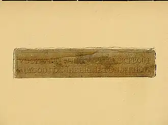 Gevelsteen Lange Brinkweg 9