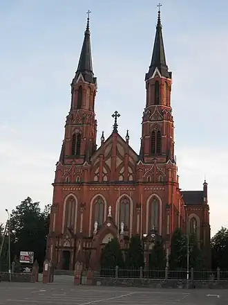 Een kerk in Sokoły