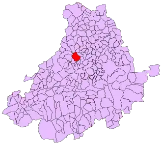 Kaart van Solana de Rioalmar