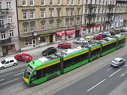 Solaris Tramino bovenaanzicht.
