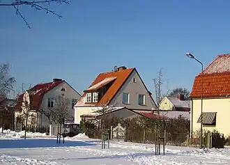 Woningen in Solbacken.