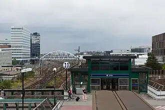 De zuidelijke ingang.