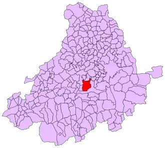 Kaart van Solosancho