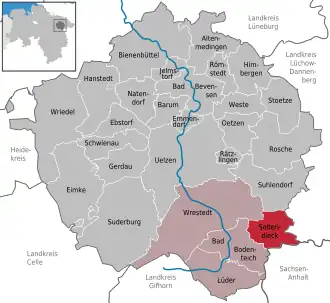 Kaart van Soltendieck