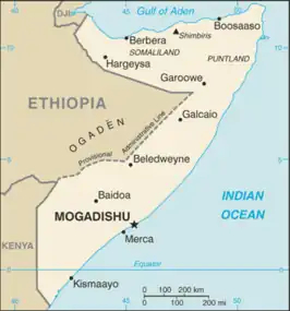 Somalië.