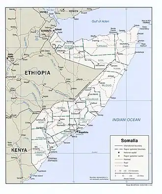 Somalië.